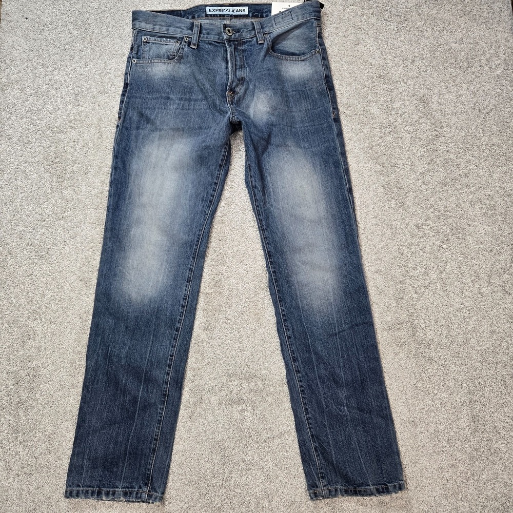 Express Jeans Rocco Slim Fit Straight Leg mens 32x32 NEW